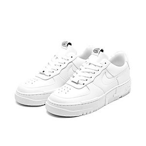 Never been worn size 8 white pixel air force ones.